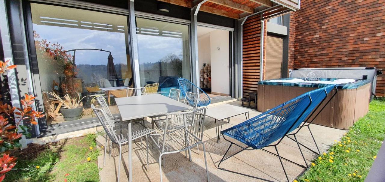 Appartamento Open Sun avec Jacuzzi Privatif et parking privé Sarlat Esterno foto